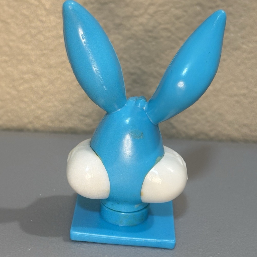 1992 Buster Bunny Warner Bros Blue Tiny Toons Tops‎ Candy Container Collectible - Picture 6 of 9
